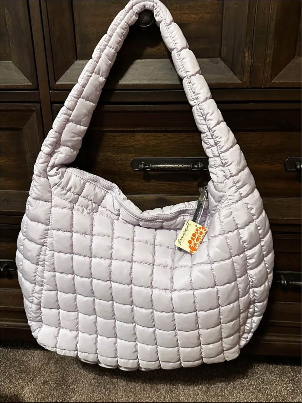 NWT Free People Quilted Carryall Bag